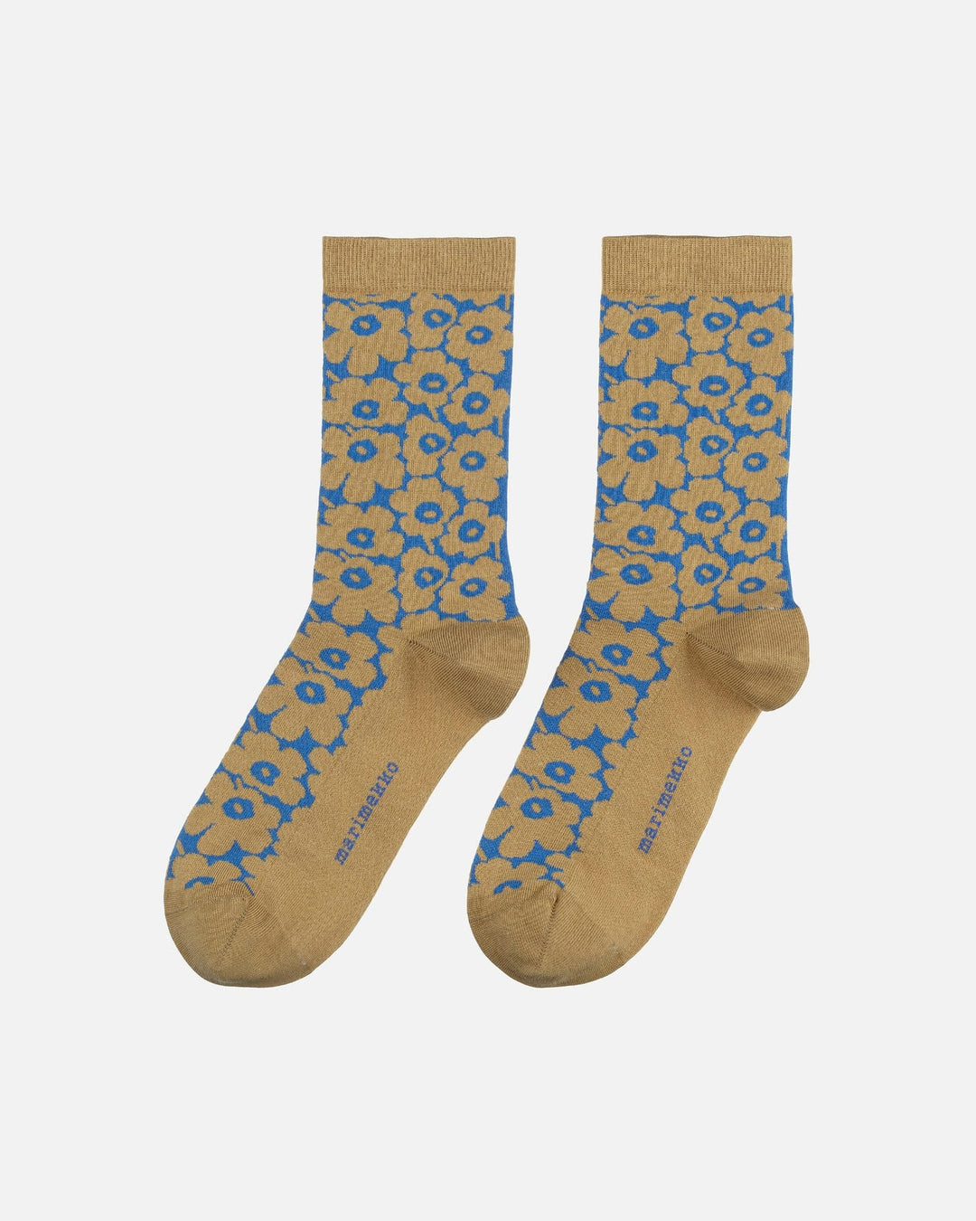 linjaus pikkuinen unikko socks - camel