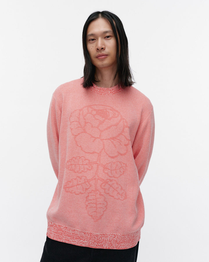 lasi vihkiruusu knitted cotton pullover - pink