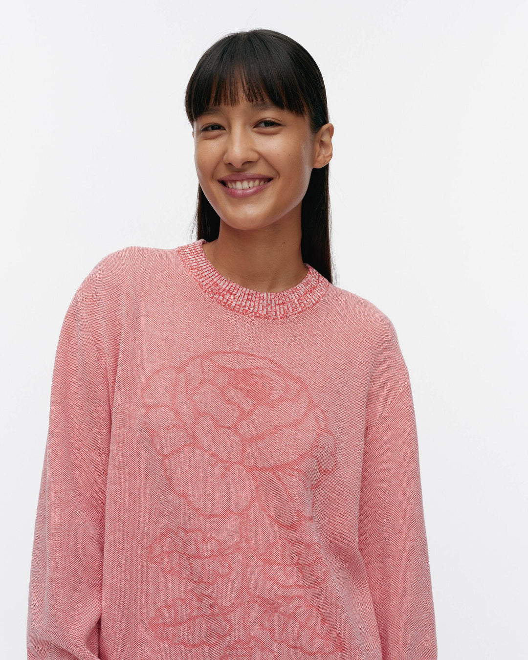 lasi vihkiruusu knitted cotton pullover - pink