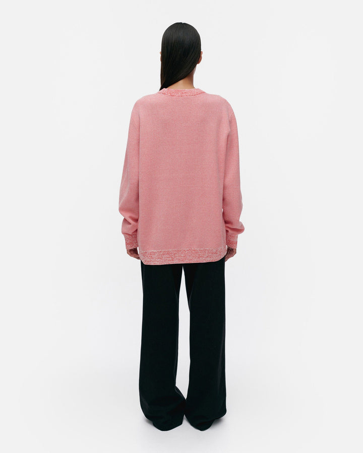 lasi vihkiruusu knitted cotton pullover - pink