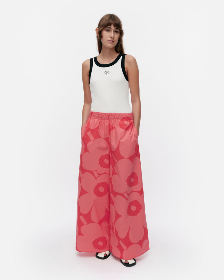 voimakukka unikko cotton poplin trousers