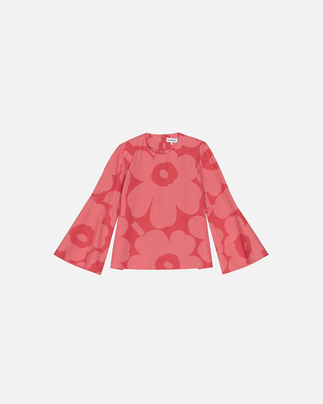 pelargoni unikko cotton poplin blouse