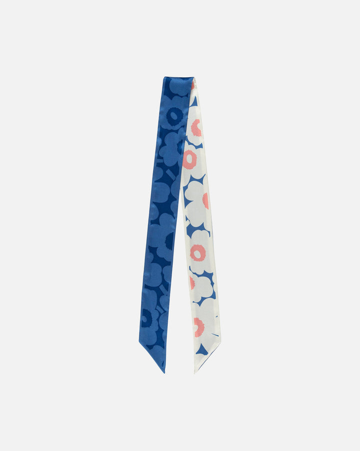 jåvva unikko silk scarf - blue