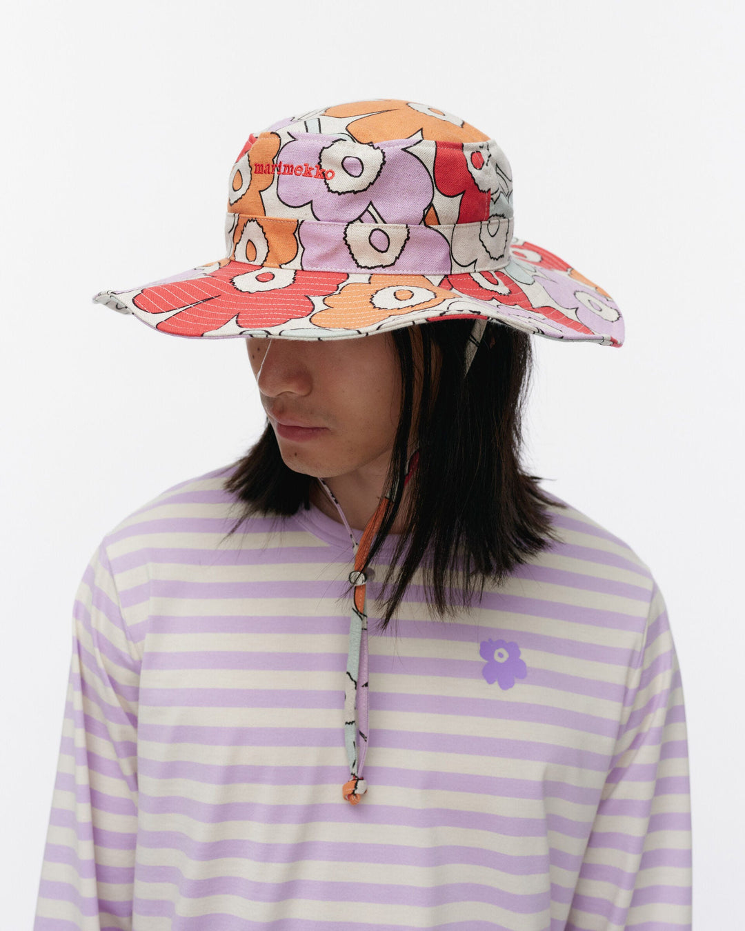 muutos piirto unikko kioski wide brim hat