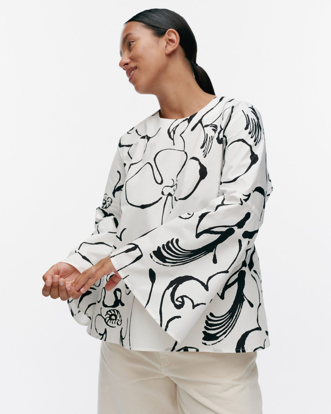 pelargoni baluns cotton blouse