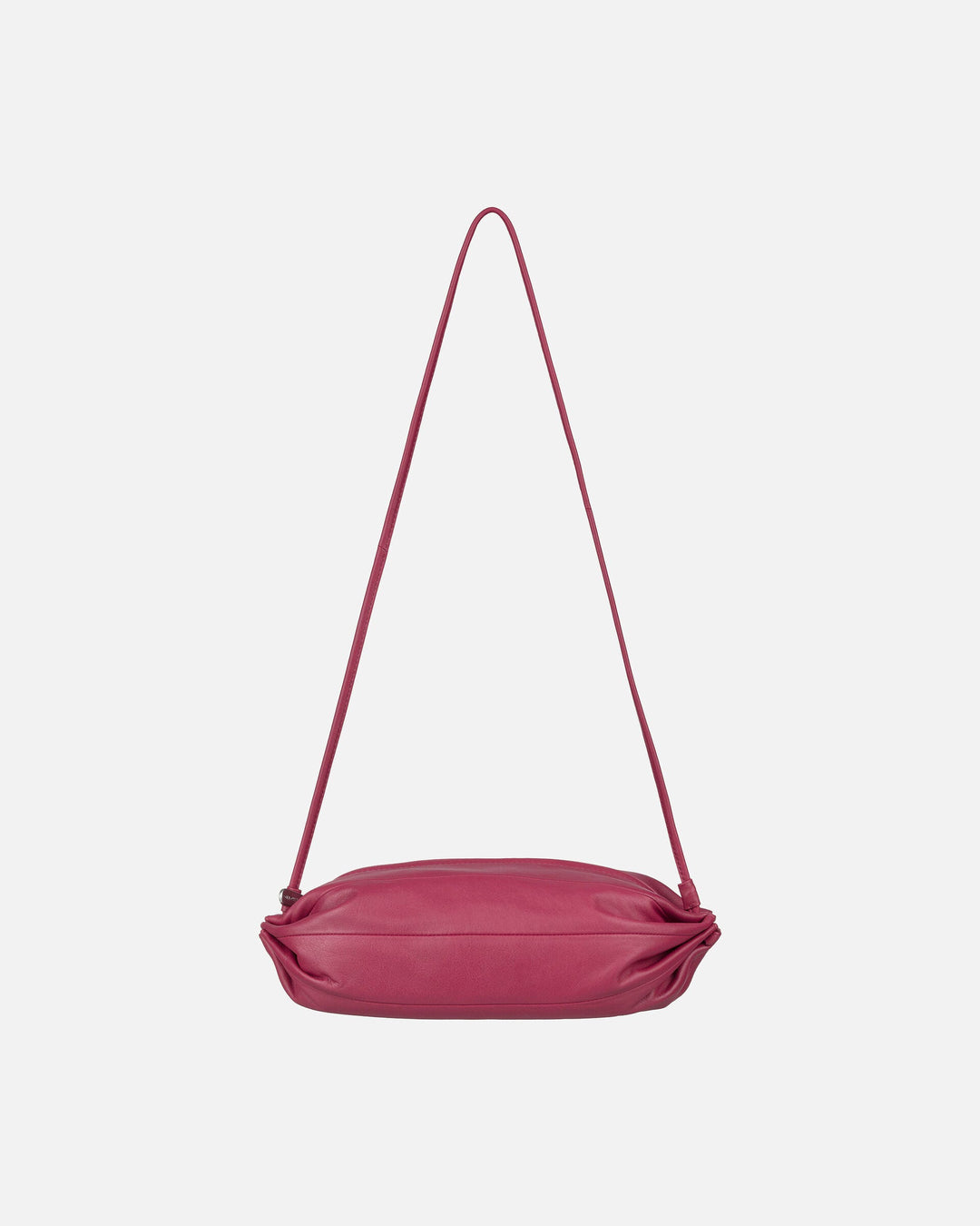 karla leather bag - wine