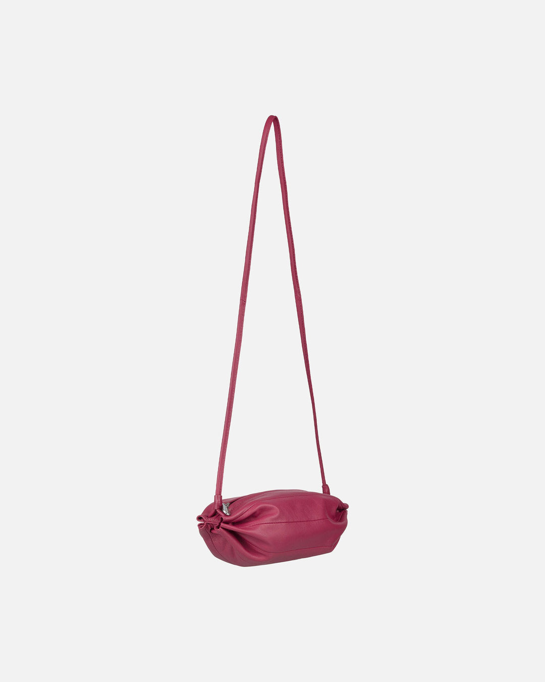 pikku karla leather bag - wine