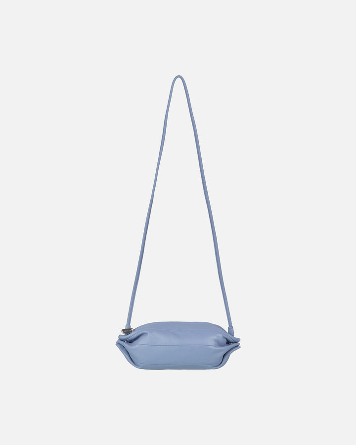 pikku karla leather bag - periwinkle