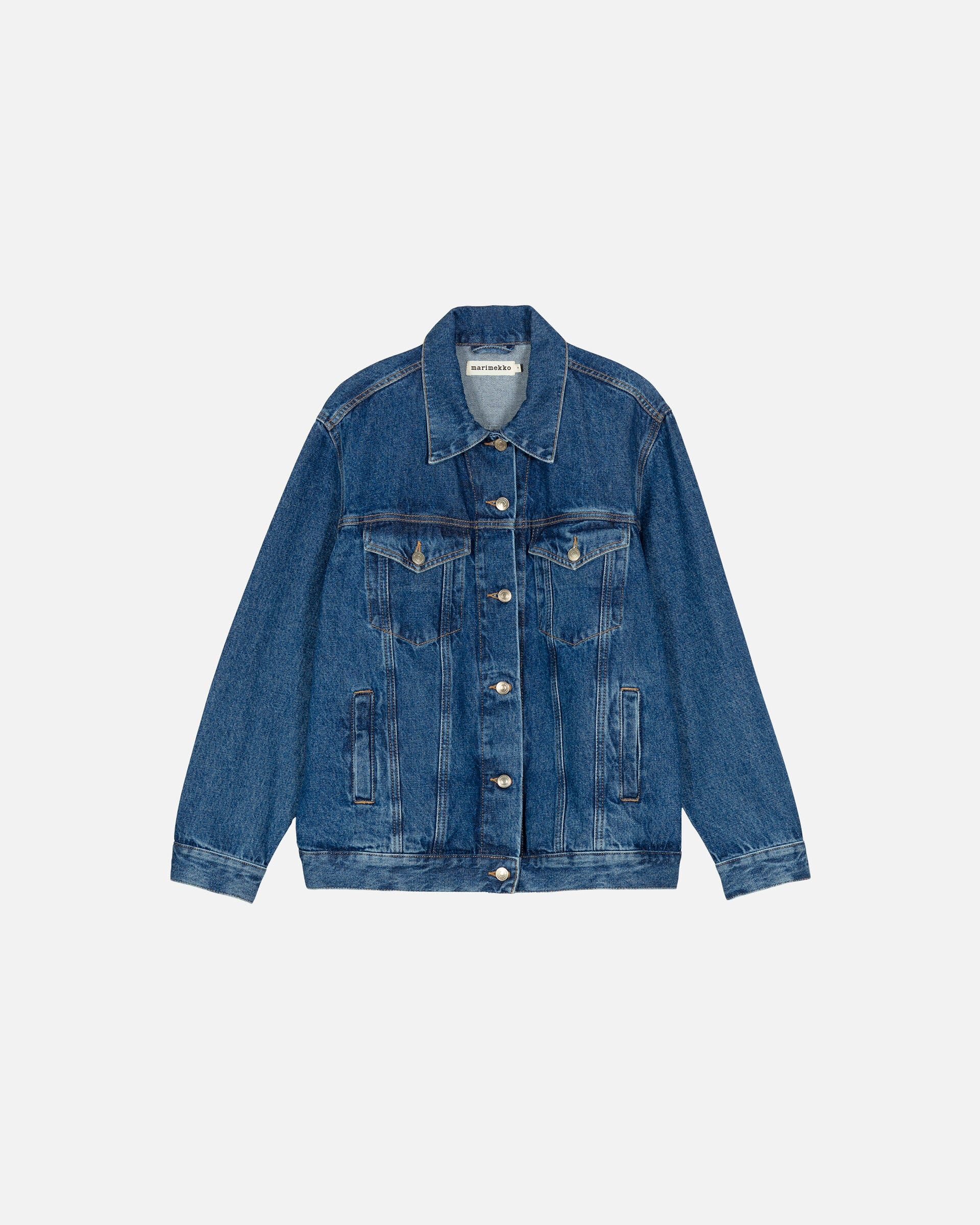 【marimekko】Maridenim Murros UniccoジャケットM Maridenim Murros Unikko jeans jacket