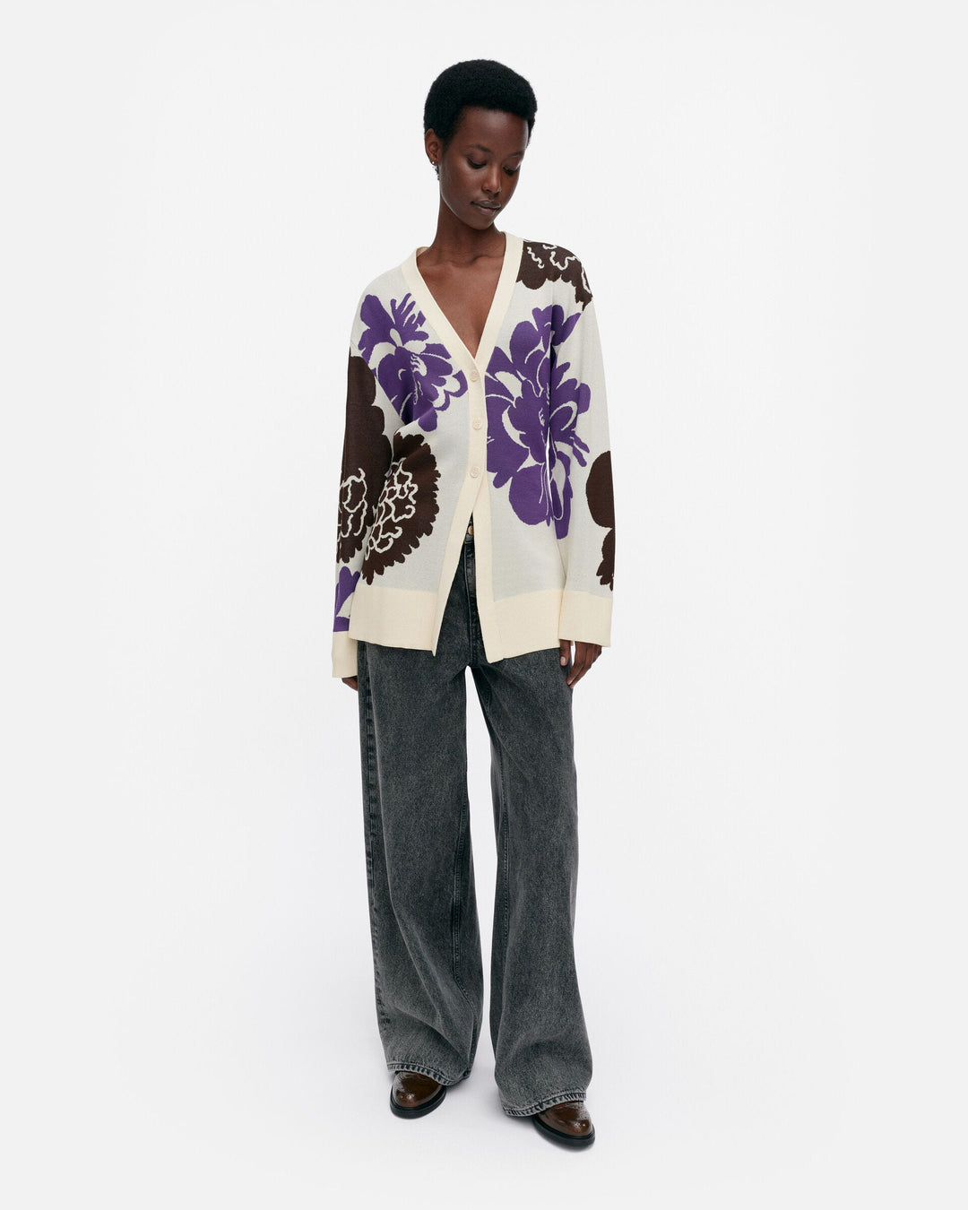 lumoava pioni knitted cardigan