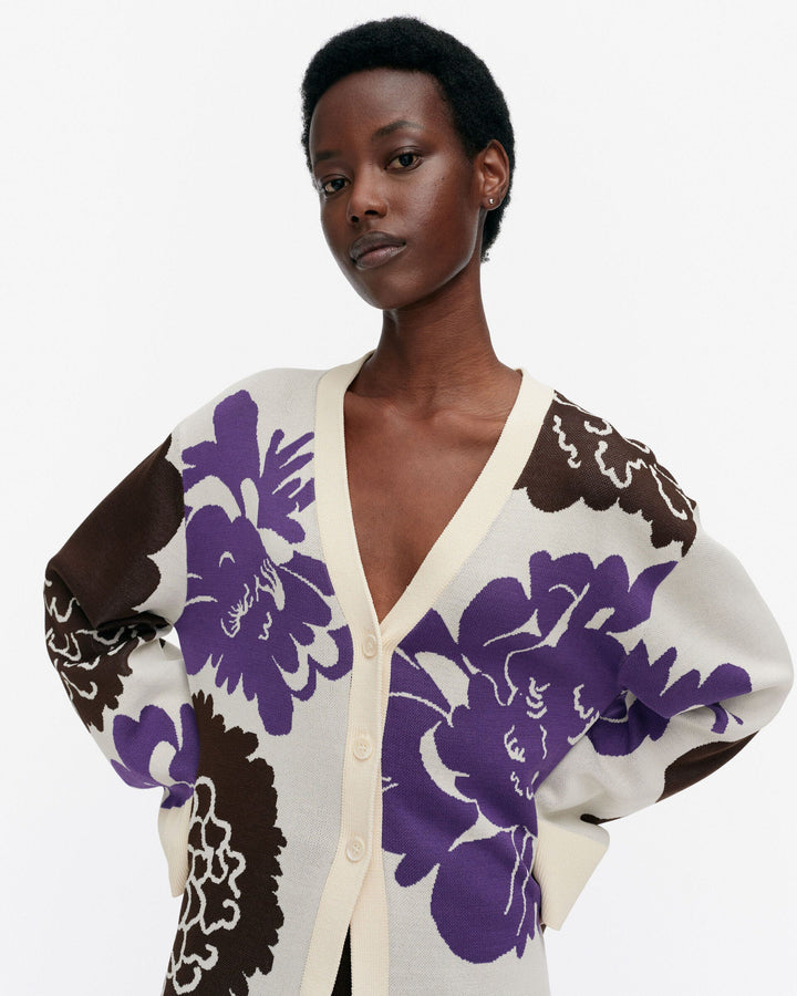 lumoava pioni knitted cardigan