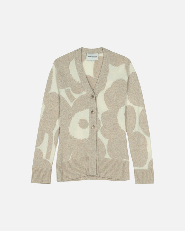 kumma unikko knitted cardigan - beige