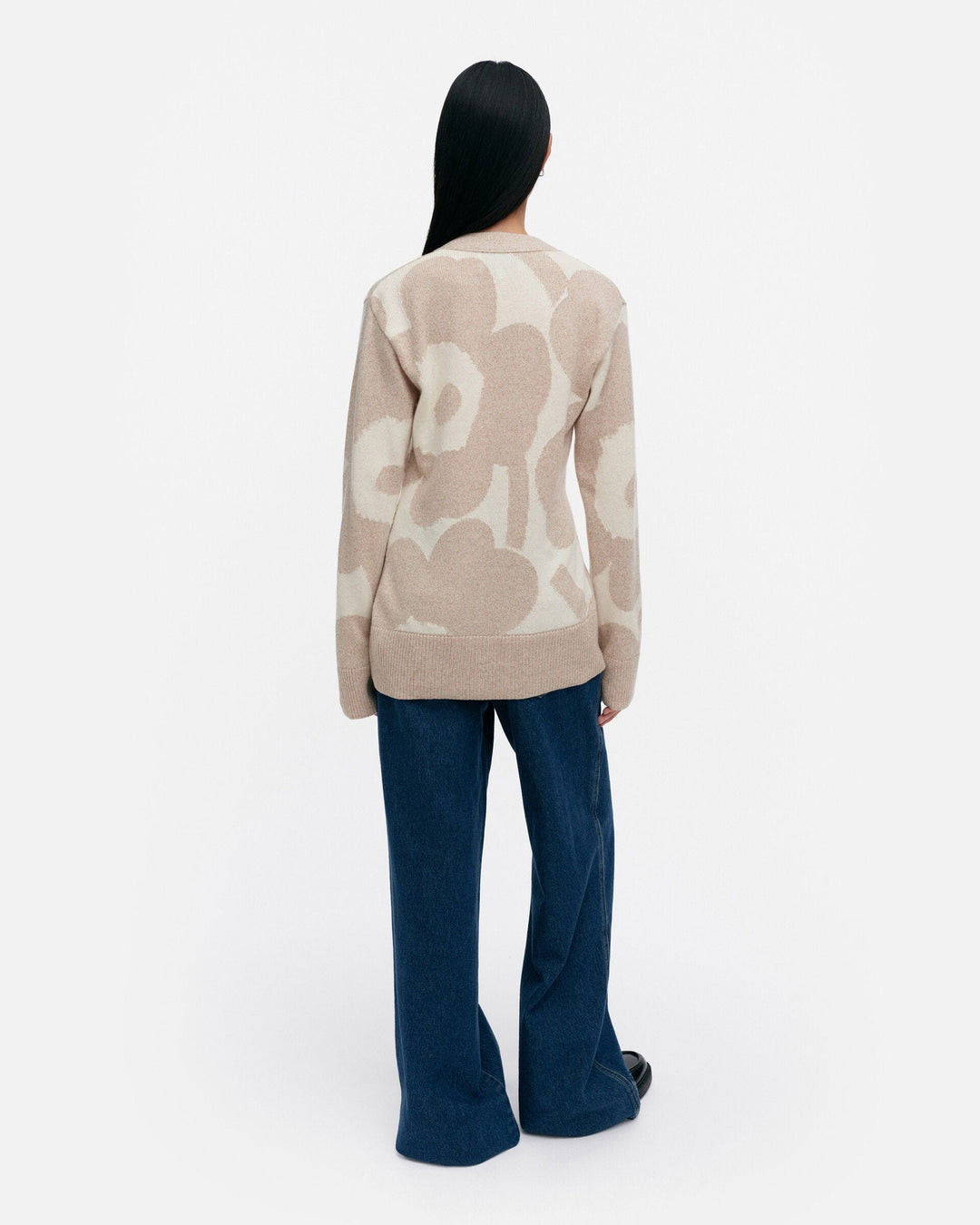 kumma unikko knitted cardigan - beige