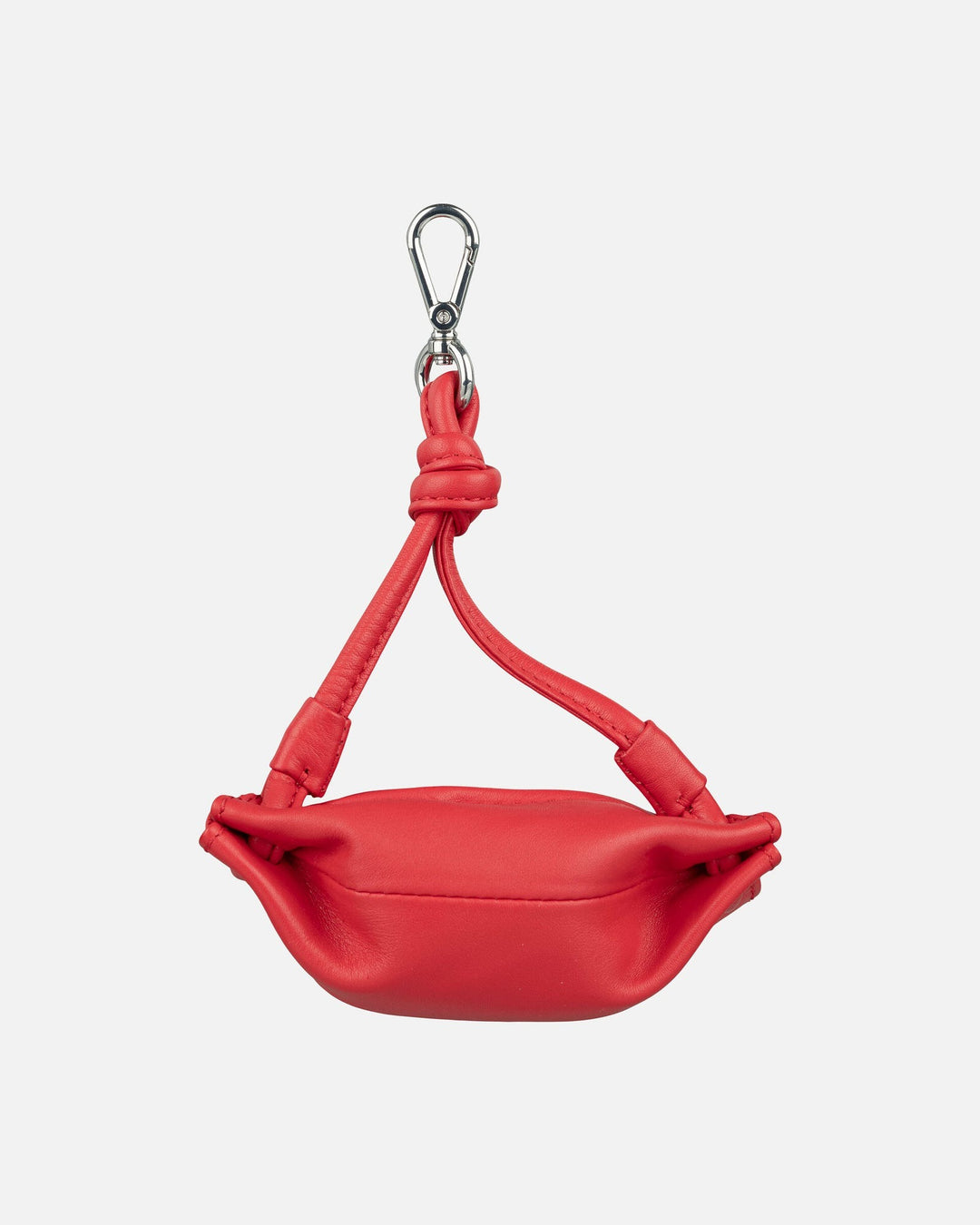 karla leather pocket pouch - red