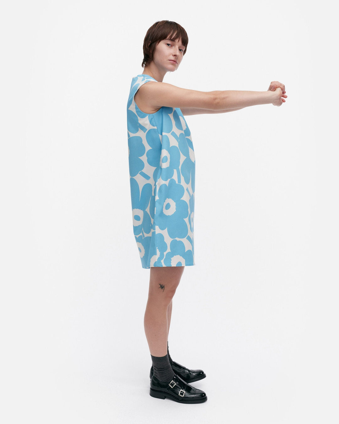 siluetti unikko cotton twill dress