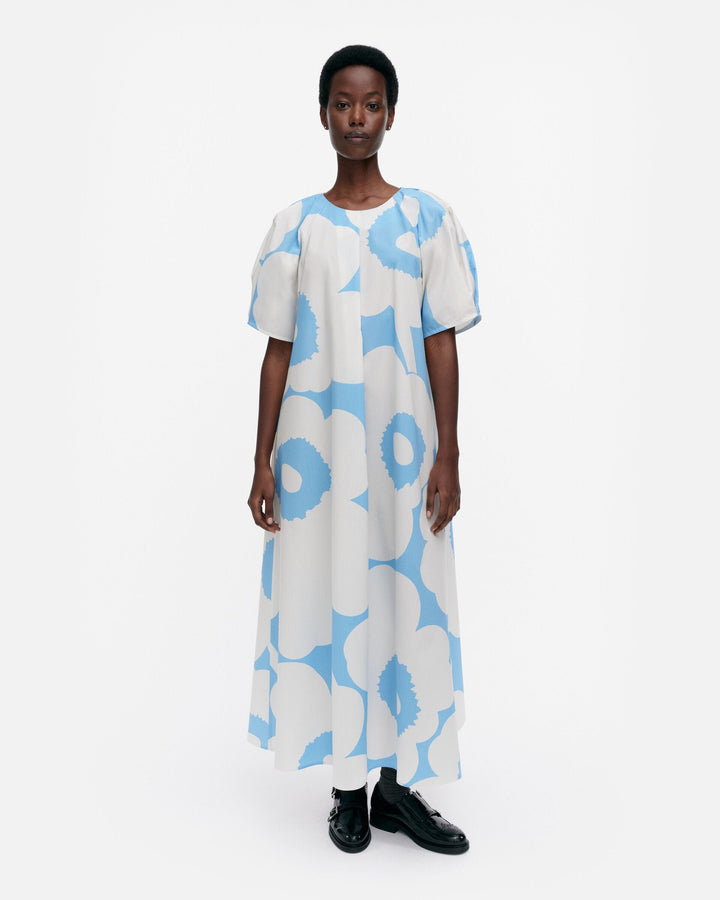 juhlinta unikko cotton poplin dress