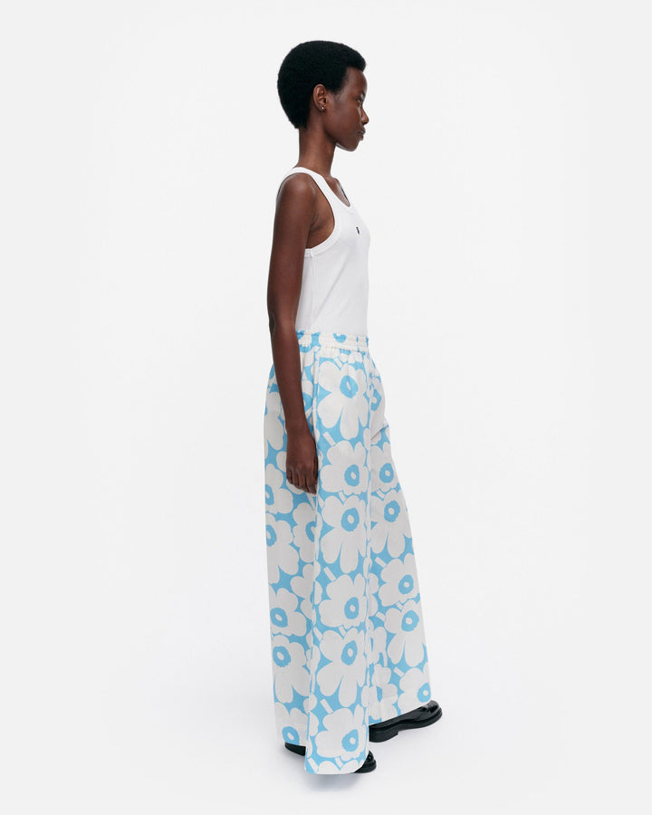 kohti unikko cotton poplin trousers