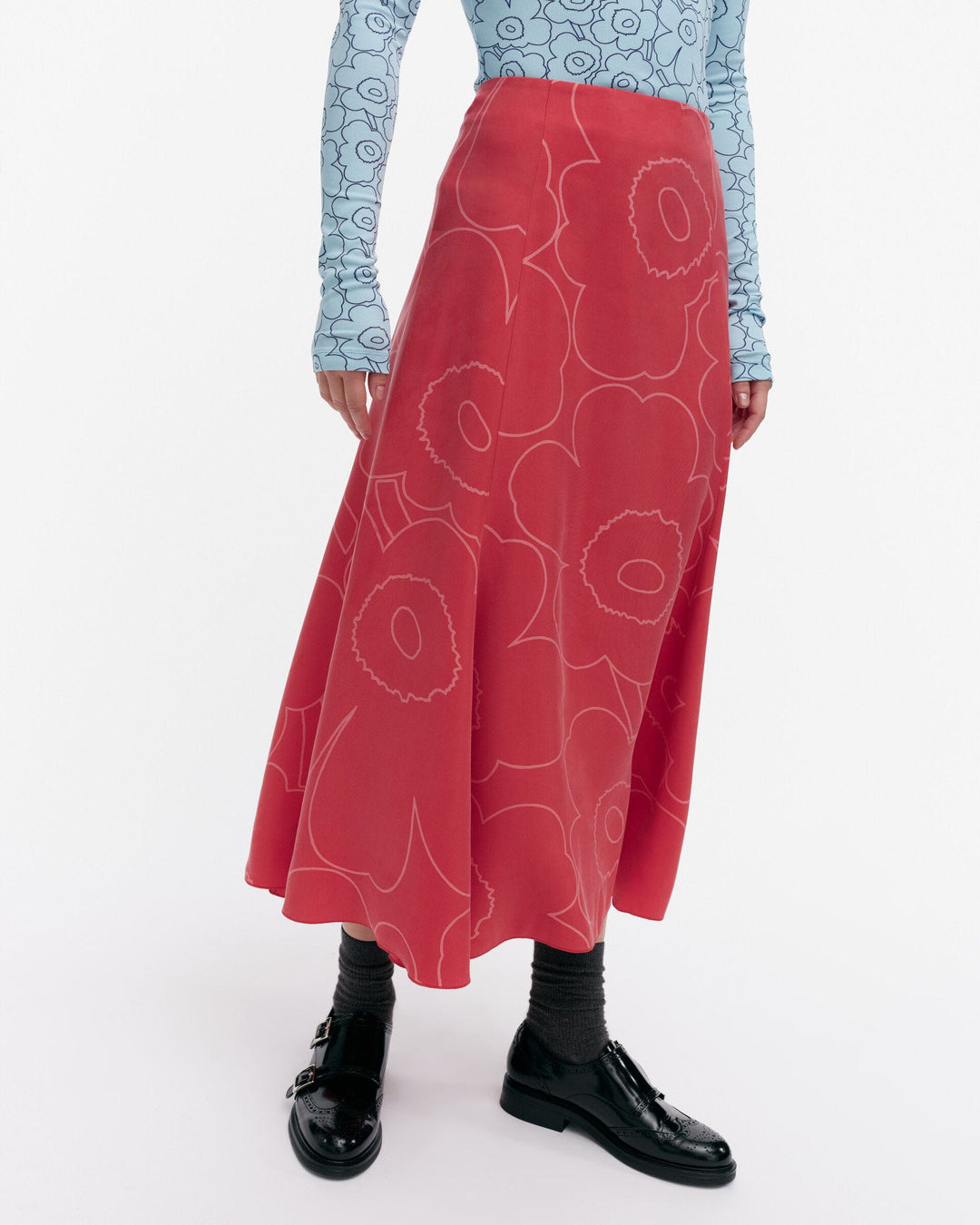 muovaus piirto unikko skirt