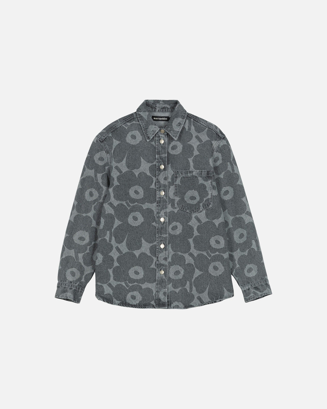 maridenim vaihe jean shirt unikko - grey