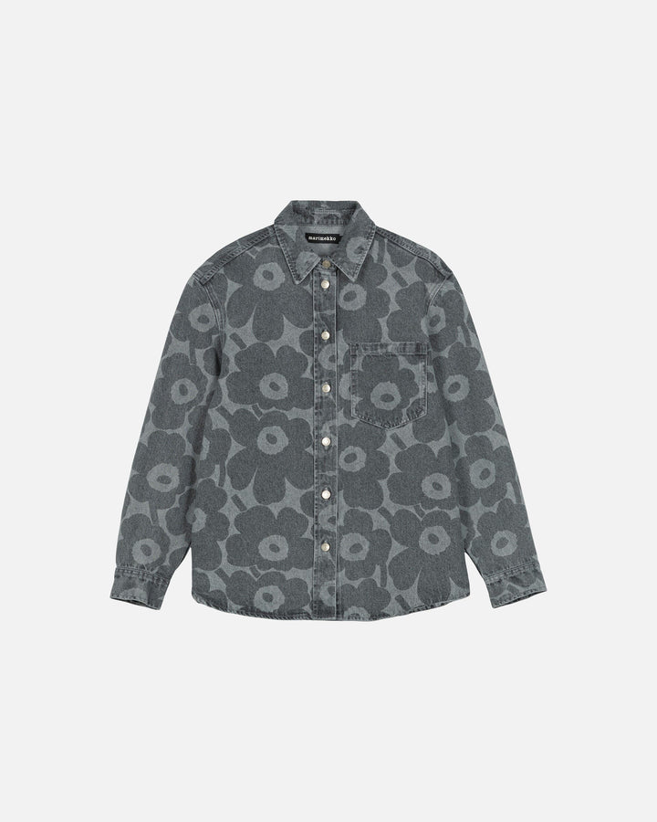 maridenim vaihe jean shirt unikko - grey
