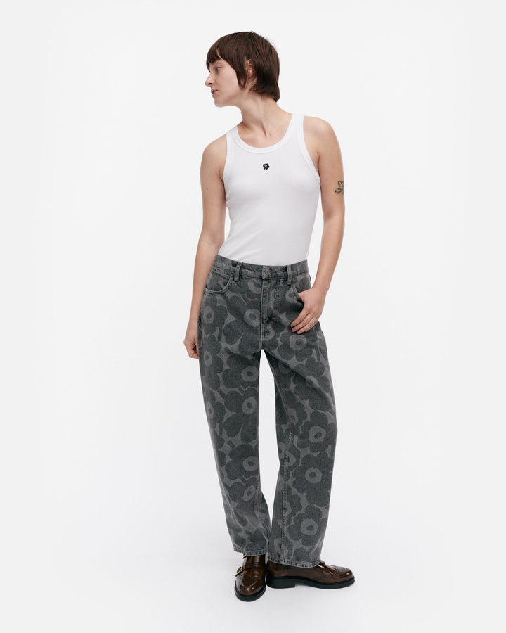 maridenim barrel jeans unikko - grey