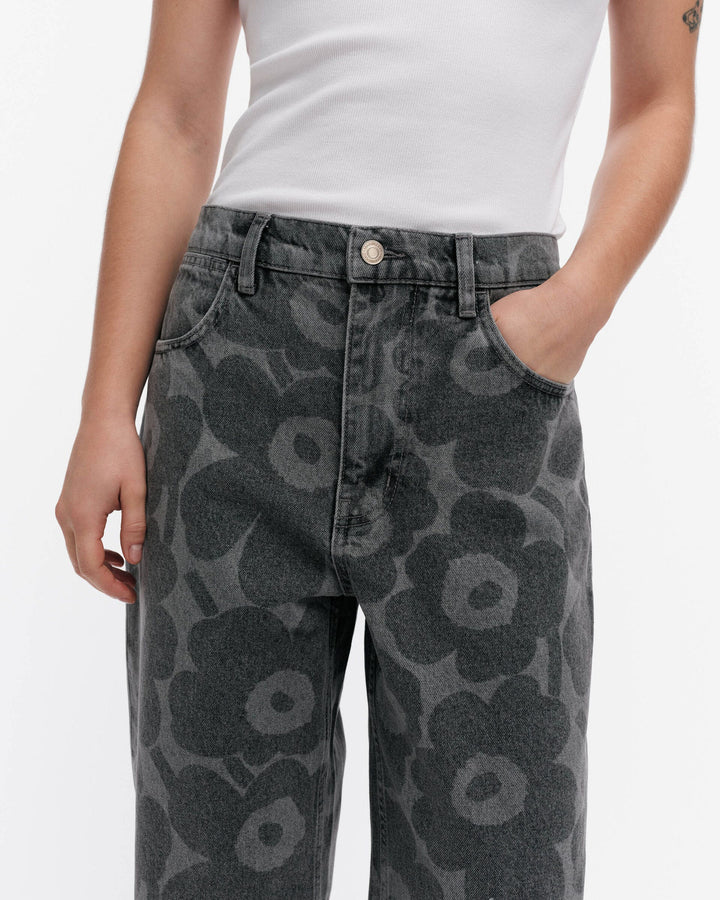 maridenim barrel jeans unikko - grey