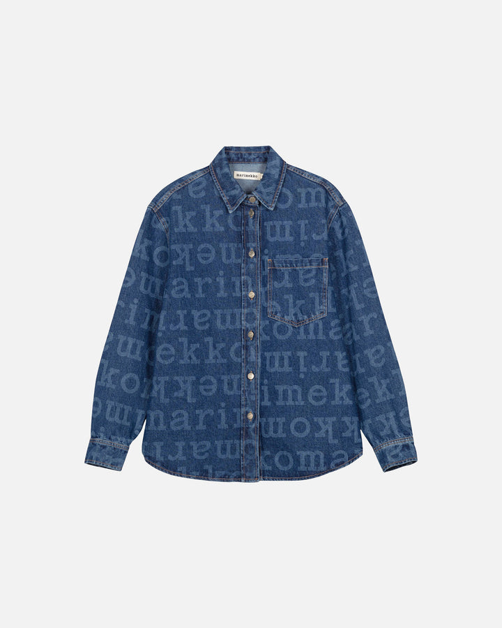 maridenim vaihe logo denim shirt