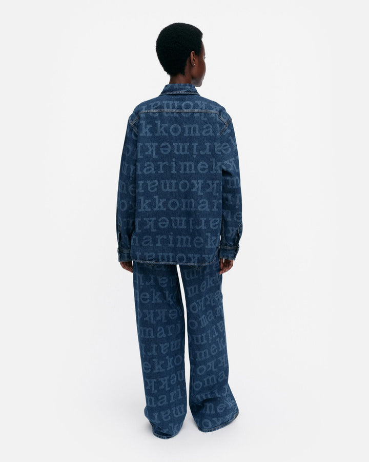 maridenim vaihe logo denim shirt