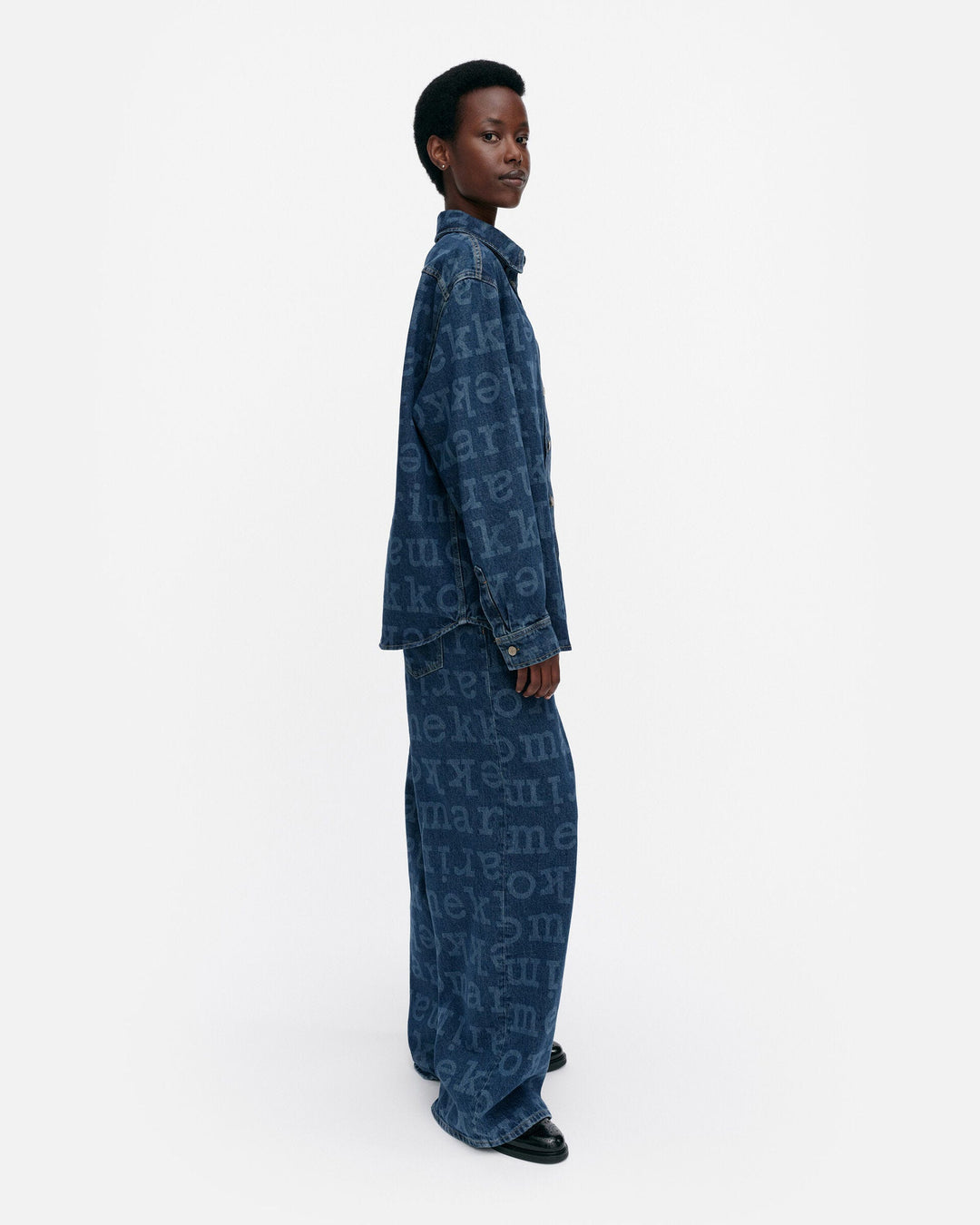 maridenim vaihe logo denim shirt