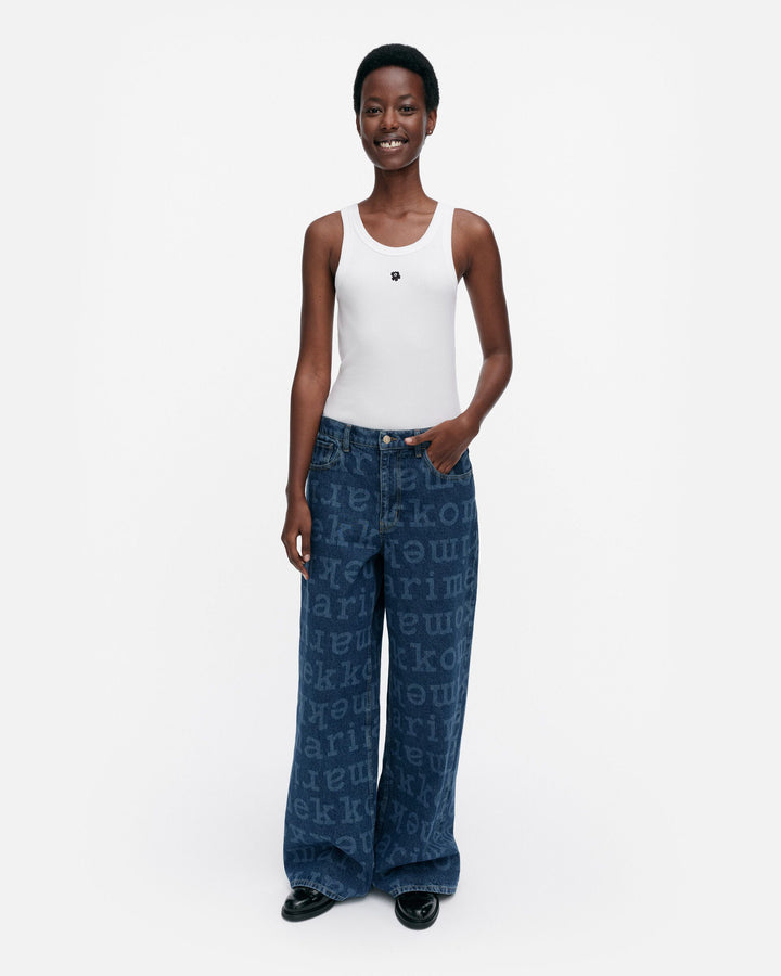 maridenim loose logo jeans