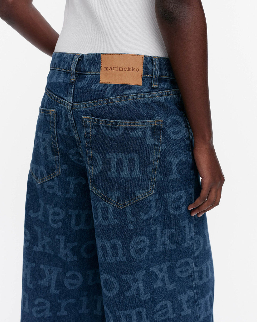 maridenim loose logo jeans