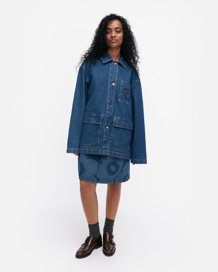 maridenim poweri unikko denim jacket - blue