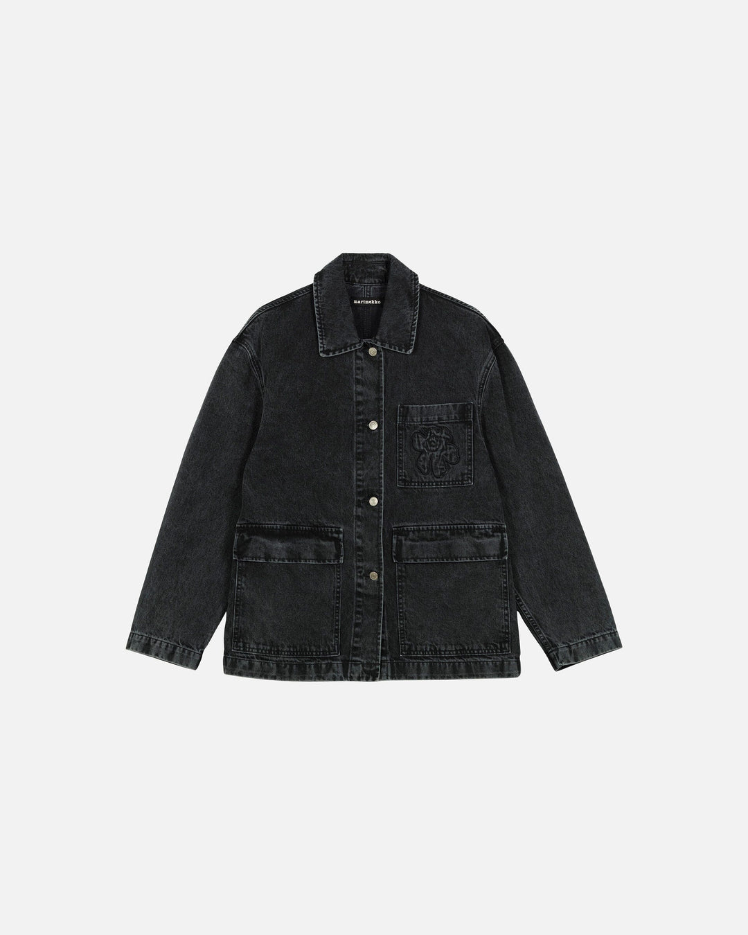 maridenim poweri unikko denim jacket - washed black