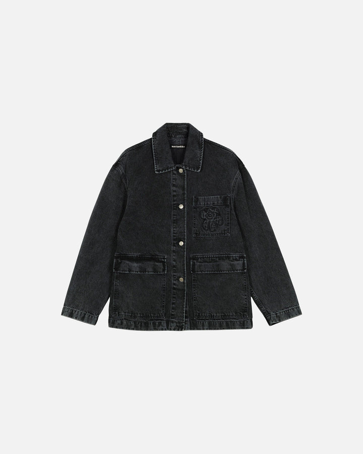 maridenim poweri unikko denim jacket - washed black