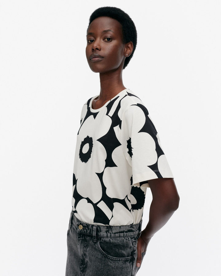 tunnit unikko t-shirt - black/white