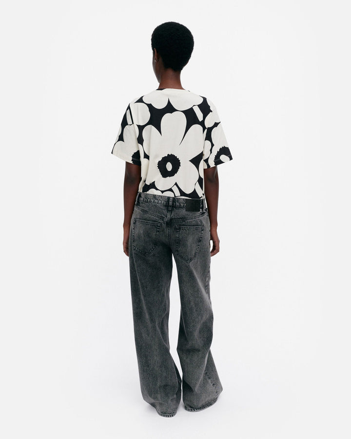 tunnit unikko t-shirt - black/white