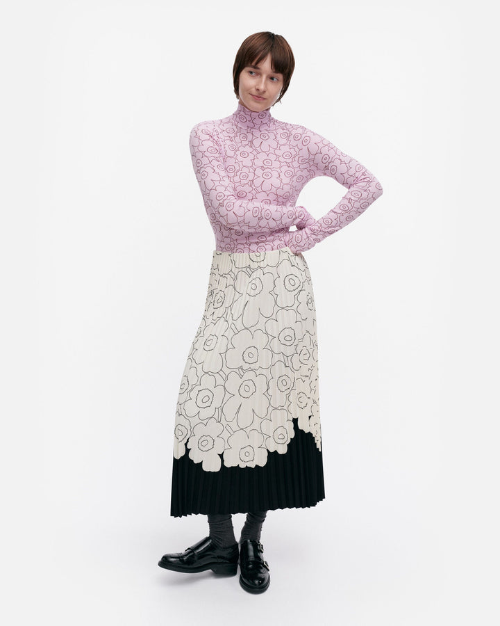 solmia piirto unikko turtleneck shirt - pink