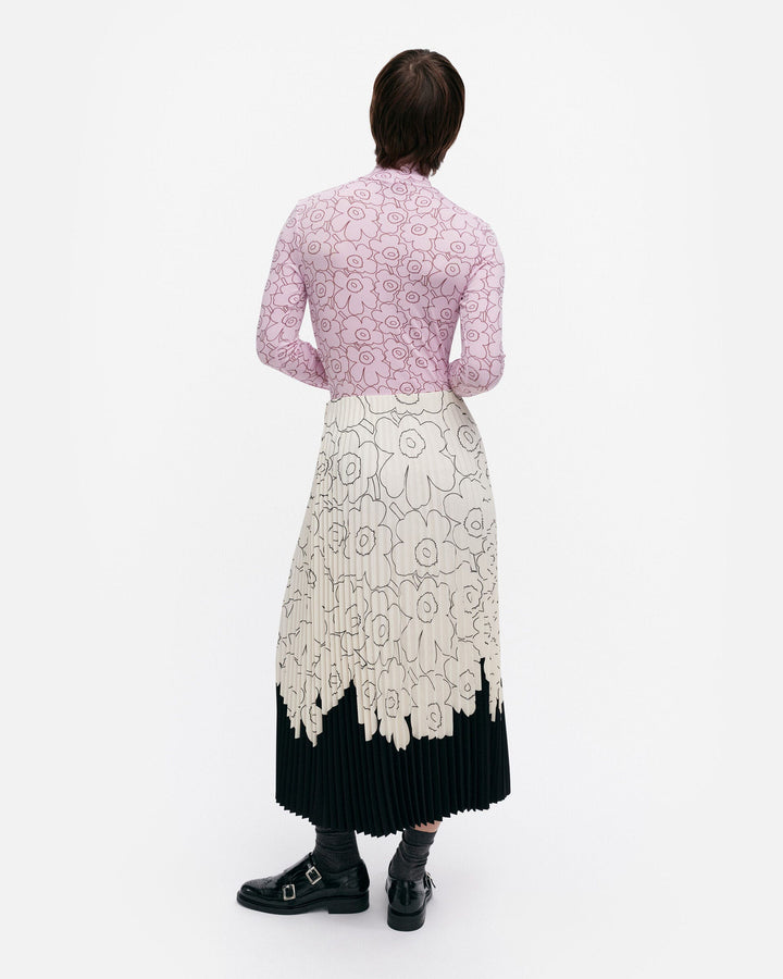 solmia piirto unikko turtleneck shirt - pink