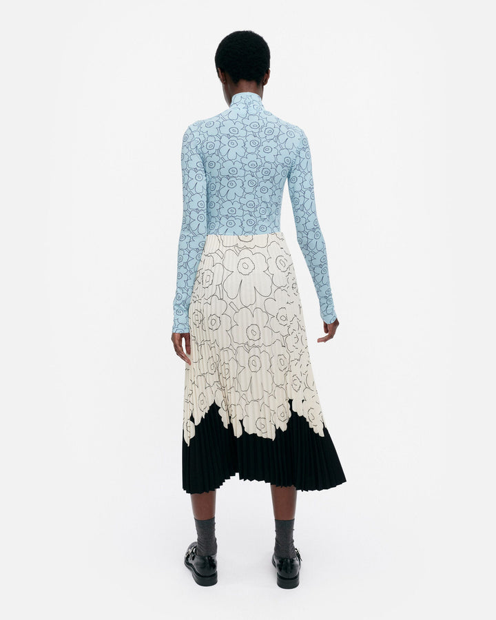 solmia piirto unikko turtleneck shirt - light blue