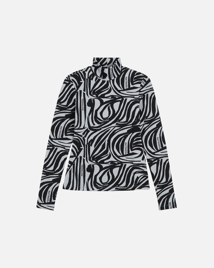 jäkälä jokuraita logo turtleneck shirt