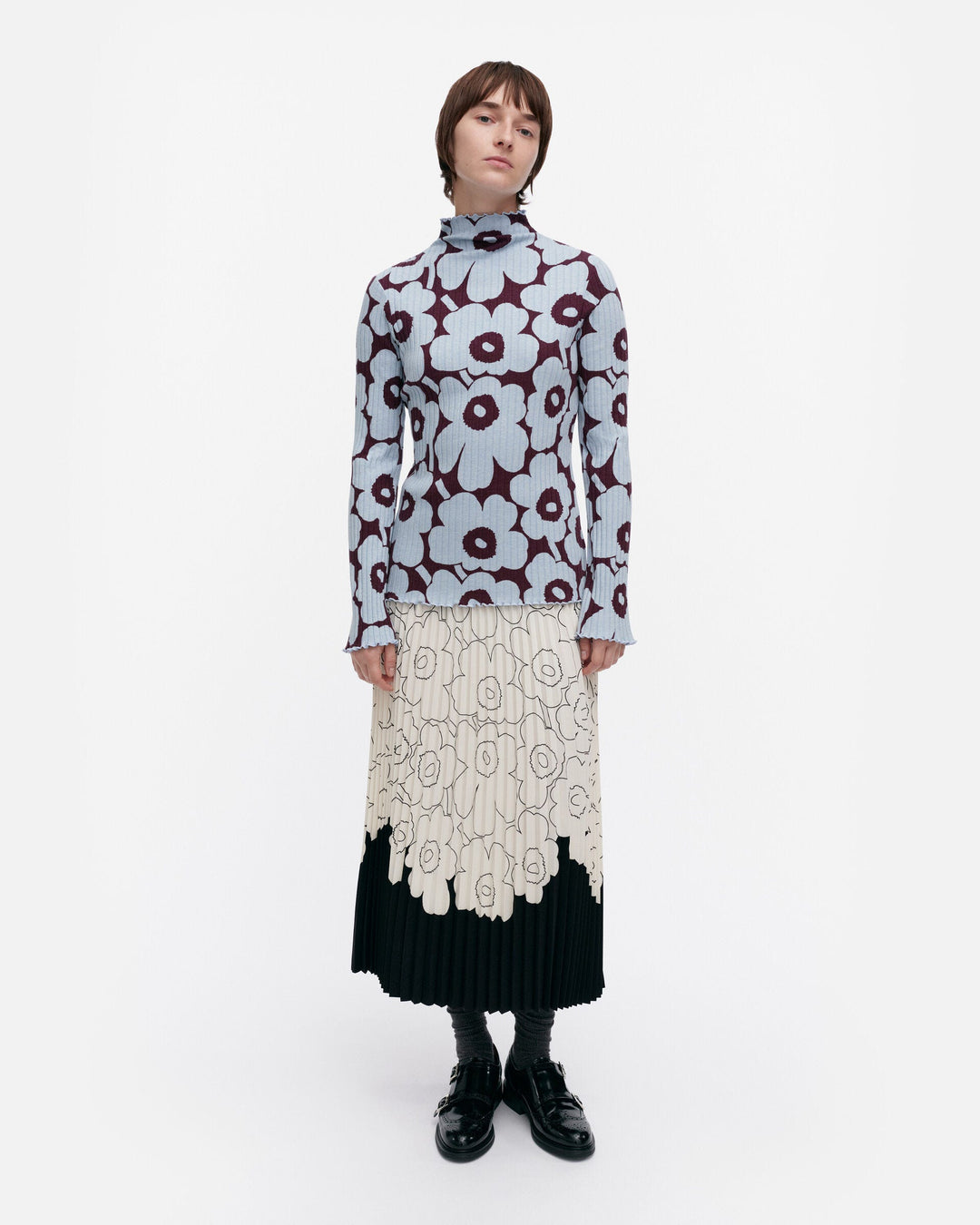 faasi unikko rib jersey top
