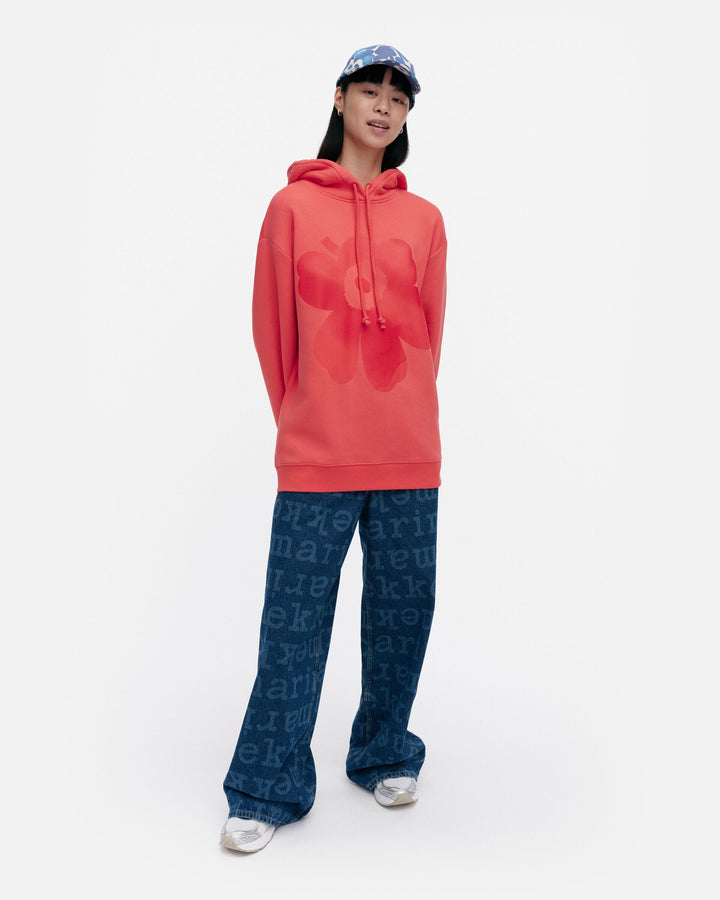 kioski runoja unikko placement hoodie - red