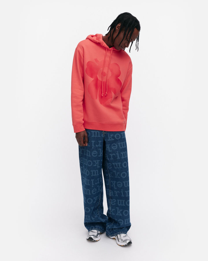 kioski runoja unikko placement hoodie - red