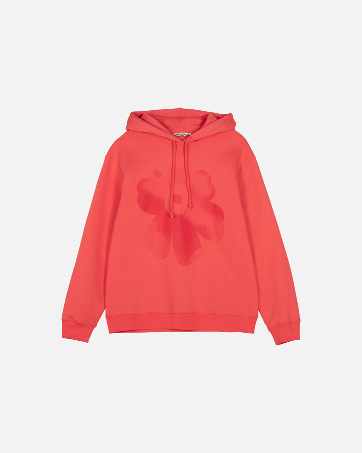 kioski runoja unikko placement hoodie - red