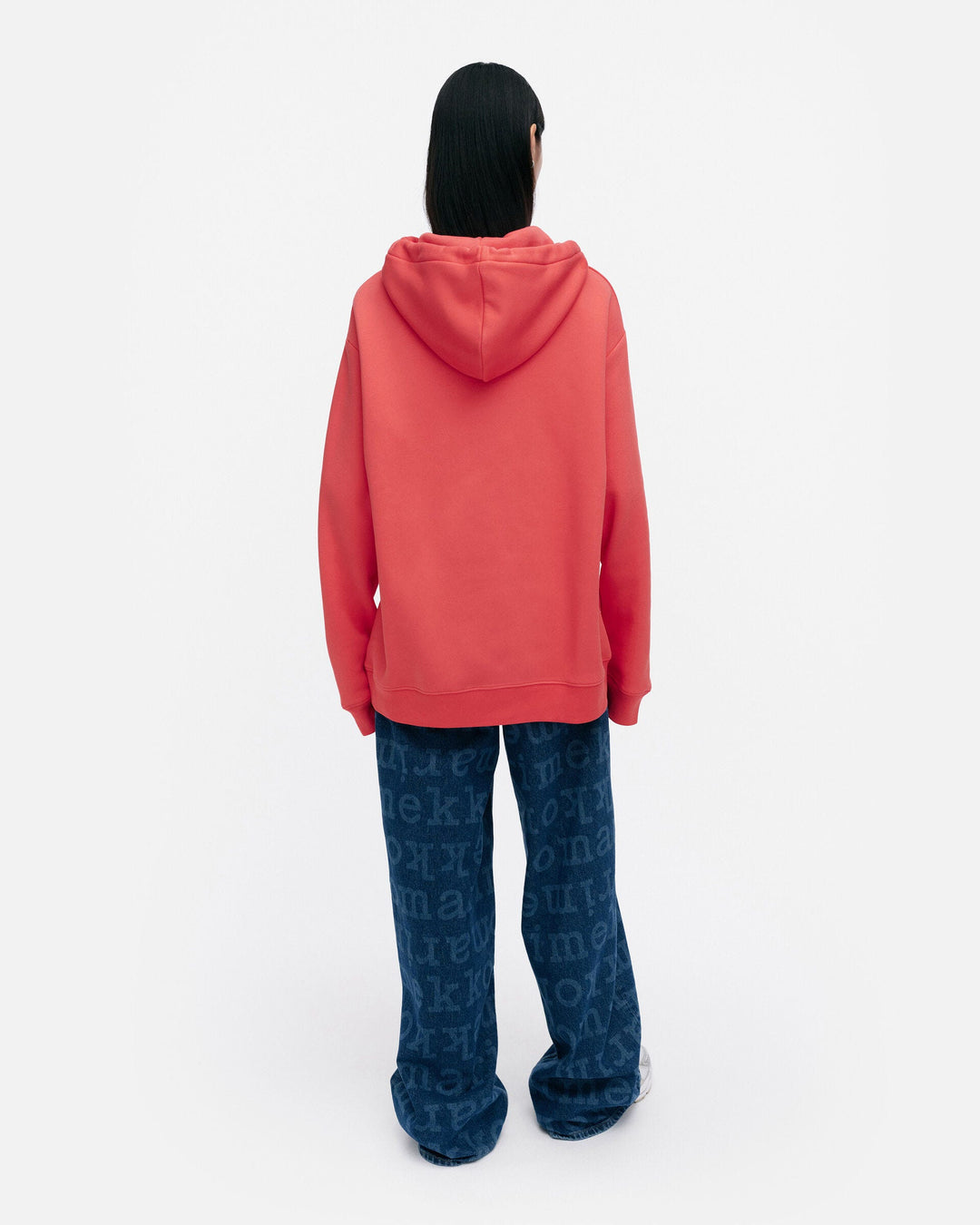kioski runoja unikko placement hoodie - red