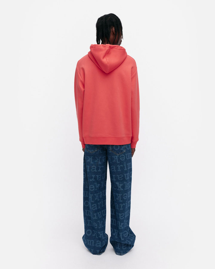 kioski runoja unikko placement hoodie - red