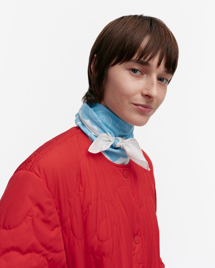 keskiö piirto unikko scarf - light blue