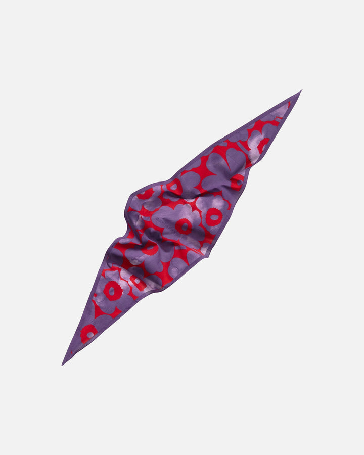 kioski aiempi akvarelli unikko scarf - red/purple