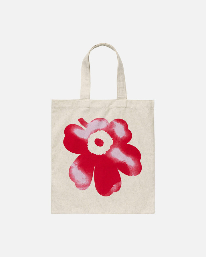 vankka akvarelli unikko - tote bag