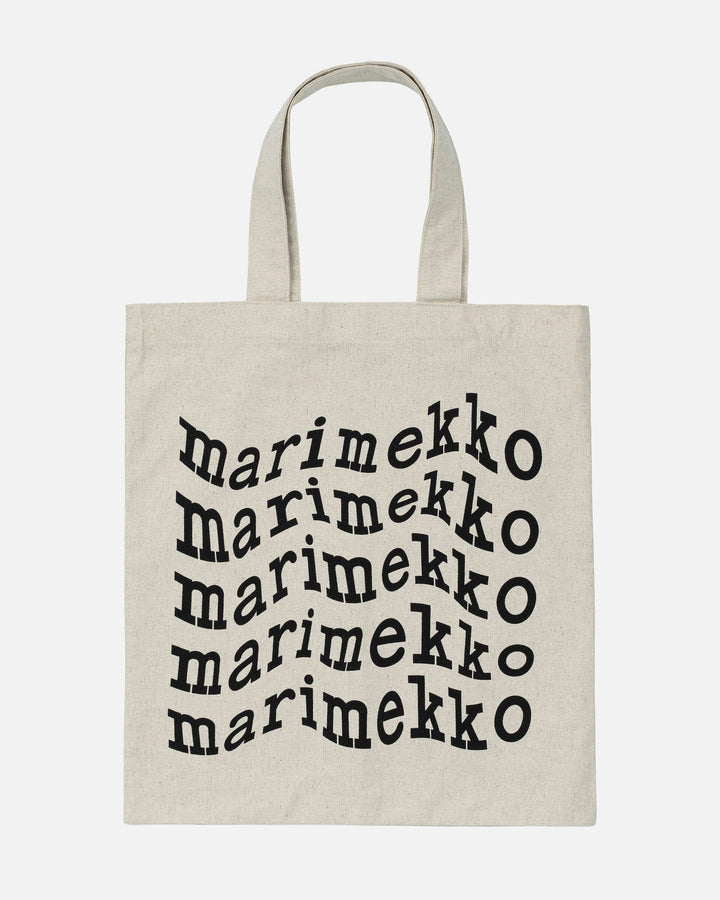 vankka logo placement tote bag - linen